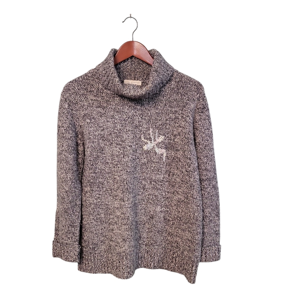 Annie Alexander Vintage Lambswool Angora Rabbit Wool Pastel Deer Size‎ XL